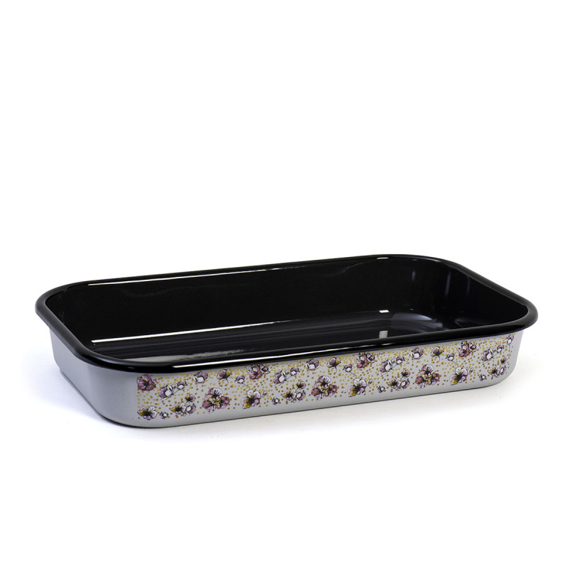 Metalac tepsija GOLDEN FLOWERS 38cm