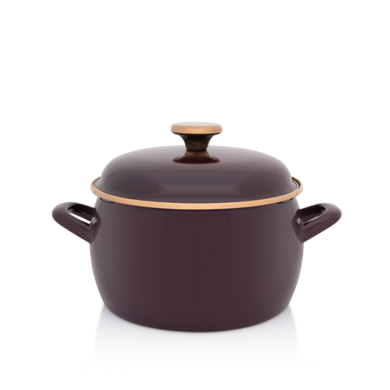 Metalac duboka šerpa BORDO AMOR 20cm/4,2lit