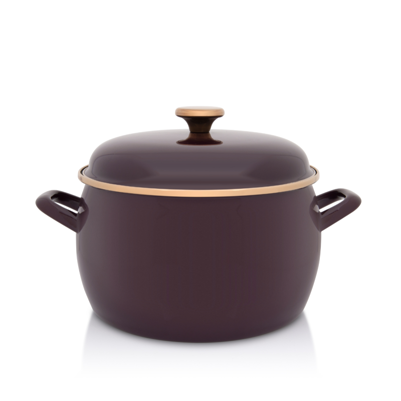 Metalac duboka šerpa BORDO AMOR 24cm/7,5lit