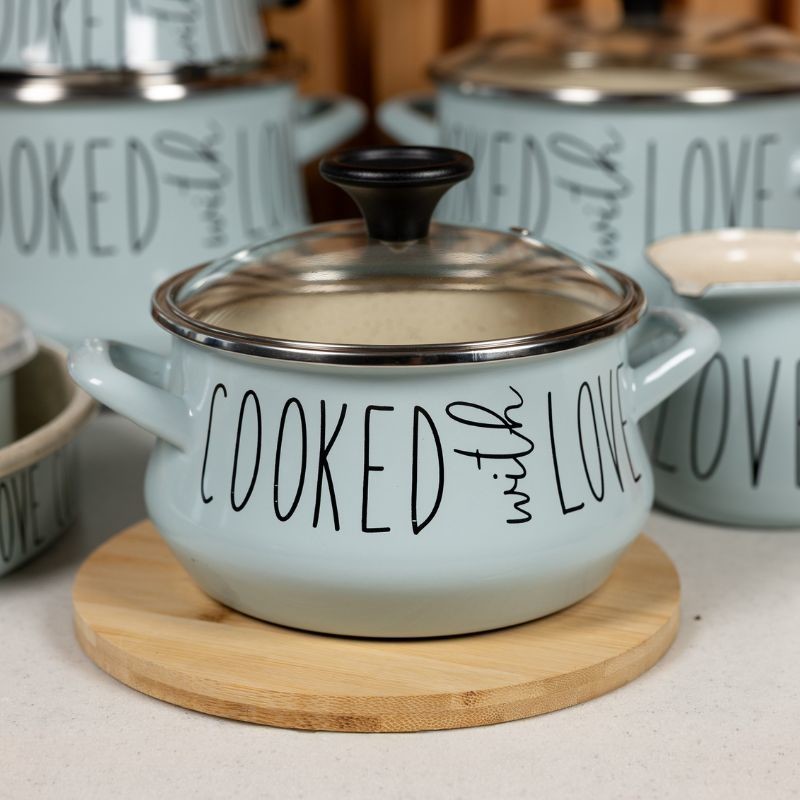 Metalac duboka šerpa COOKED WITH LOVE 16cm/2,4lit