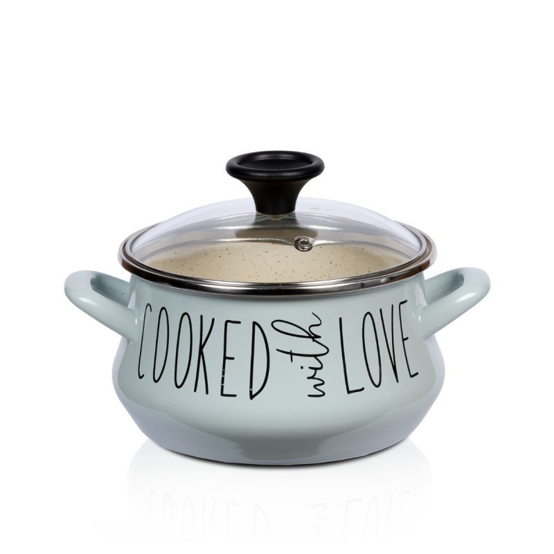 Metalac duboka šerpa COOKED WITH LOVE 20cm/4,5lit