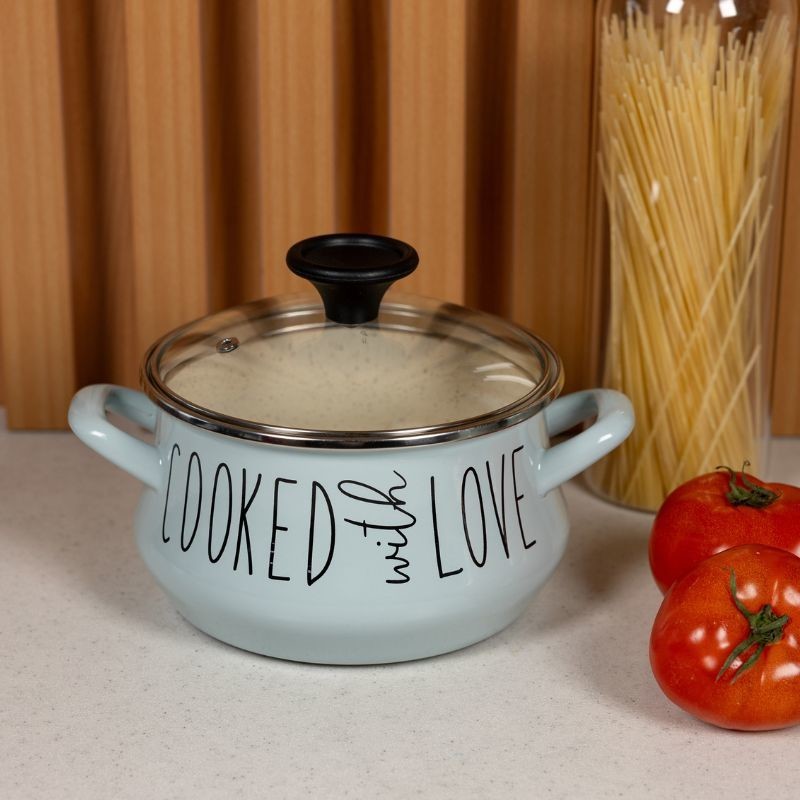 Metalac duboka šerpa COOKED WITH LOVE 20cm/4,5lit