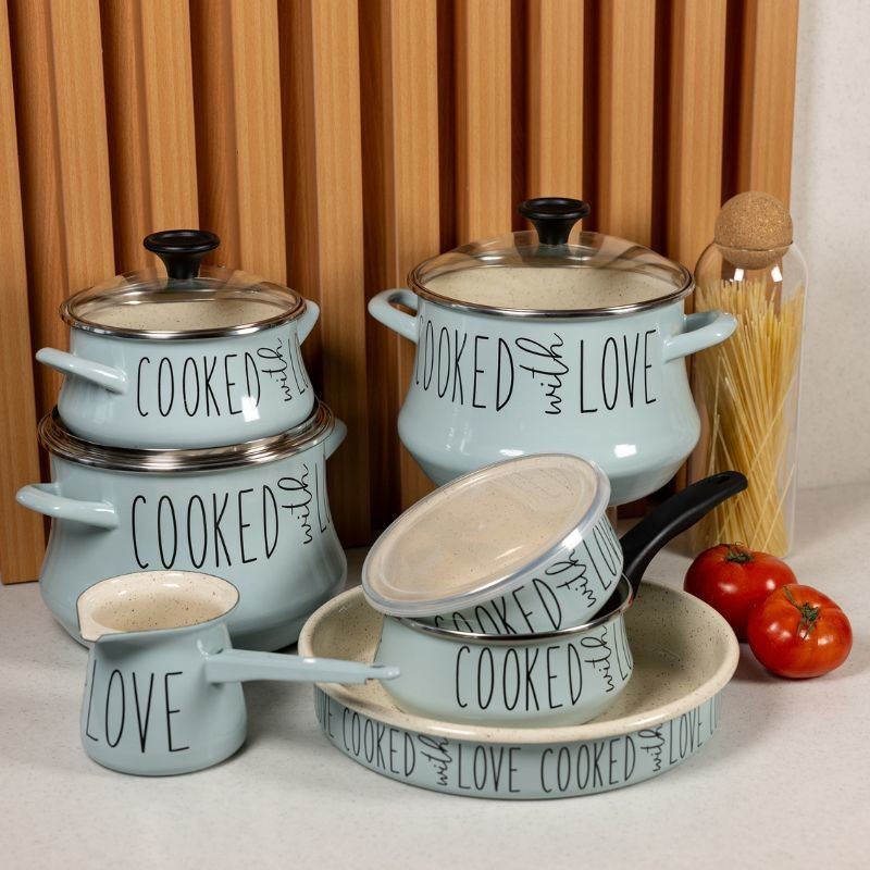Metalac duboka šerpa COOKED WITH LOVE 20cm/4,5lit