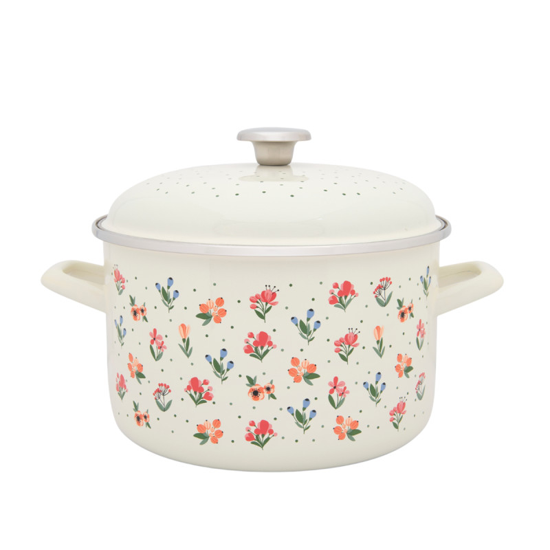 Metalac duboka šerpa CVIJETNA RADOST 24cm/6lit