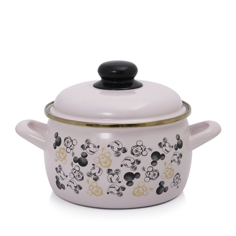 Metalac duboka šerpa DISNEY GOLD PINK 16cm/2,4lit