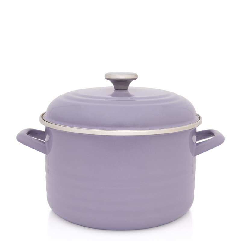 Metalac duboka šerpa LJUBIČASTI WAVE 24cm/6,75lit