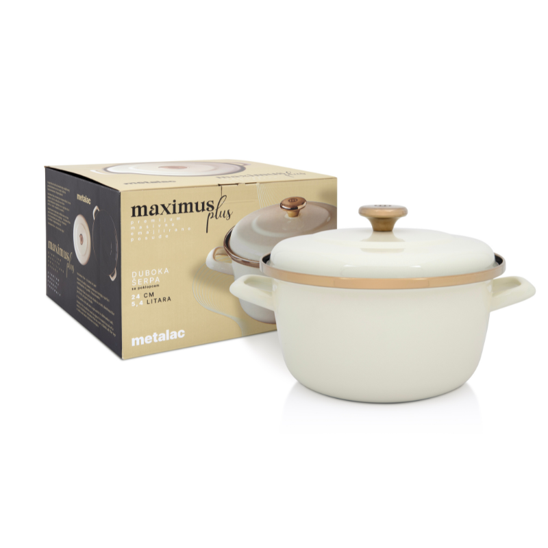 Metalac duboka šerpa MAXIMUS 24cm/5,4lit