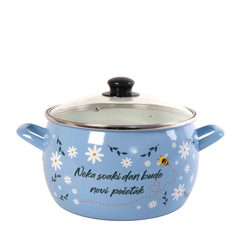 Metalac duboka šerpa PČELICA PLAVA 16cm/2,2lit