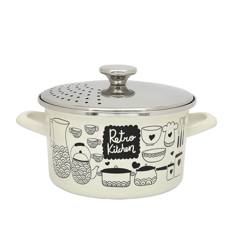 Metalac duboka šerpa RETRO KITCHEN 20cm/3,5lit