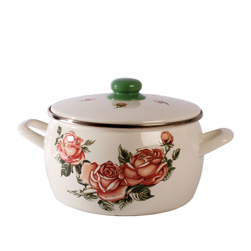 Metalac duboka šerpa RUŽA 24cm/7,9lit