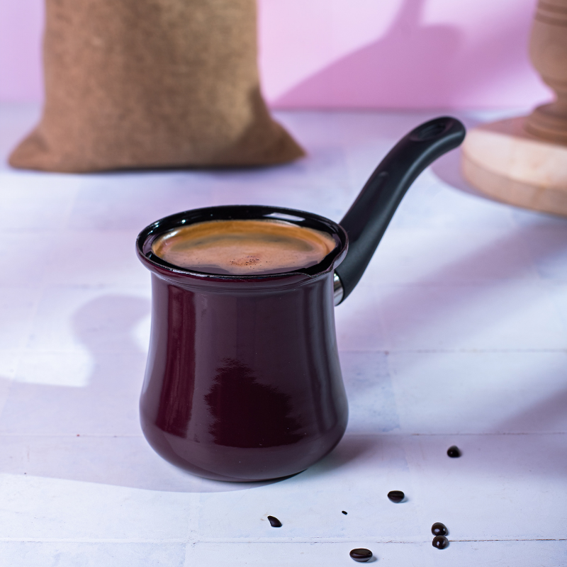 Metalac džezva BORDO AMOR za 4 kafe