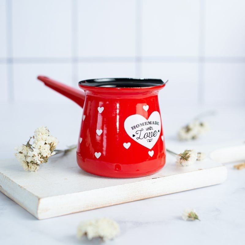 Metalac džezva HOMEMADE WITH LOVE za 7 kafa