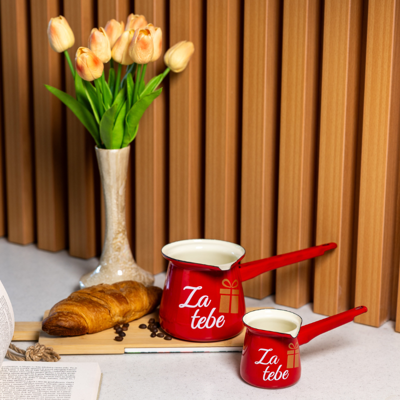 Metalac džezva ZA TEBE za 2 kafe