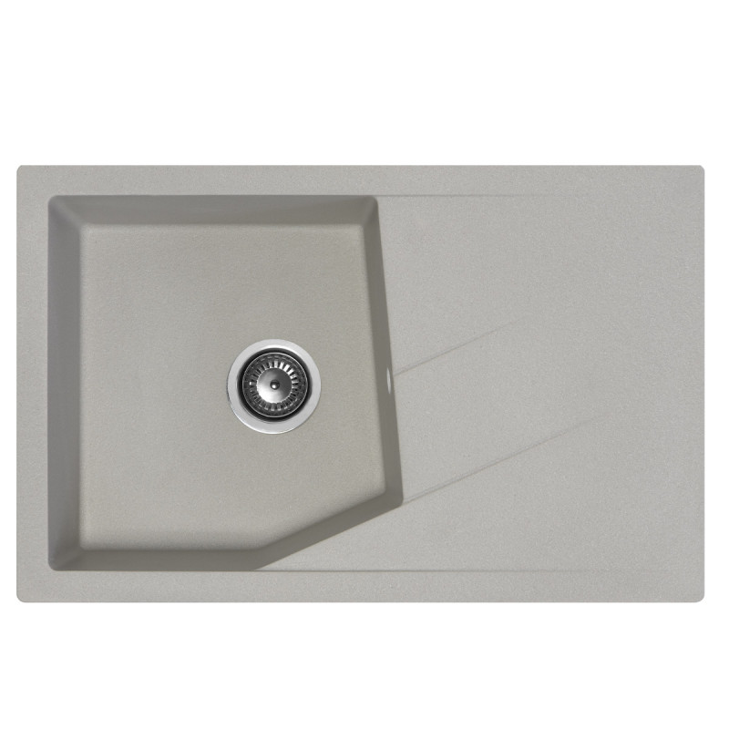 Metalac granitna usadna sudopera xLinea Plus siva 780x500 Ø90