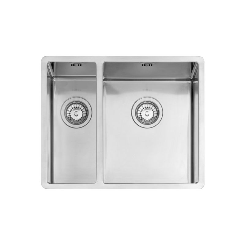 Metalac inox usadna podgradna sudopera Quadro Artinox 340.180  Ø90