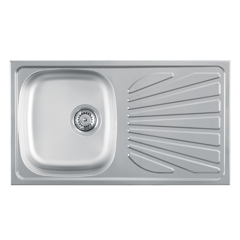 Metalac inox usadna sudopera Luna Flex 1D Ø90