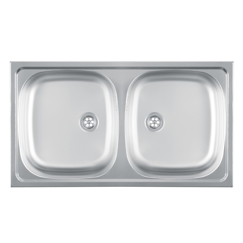 Metalac inox usadna sudopera Luna Flex 2D Ø60