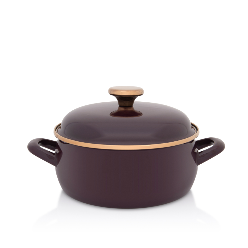 Metalac plitka šerpa BORDO AMOR 20cm/2,9lit
