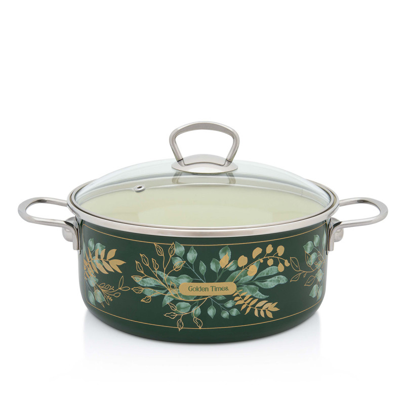 Metalac plitka šerpa GOLDEN TIMES 24cm/4,75lit