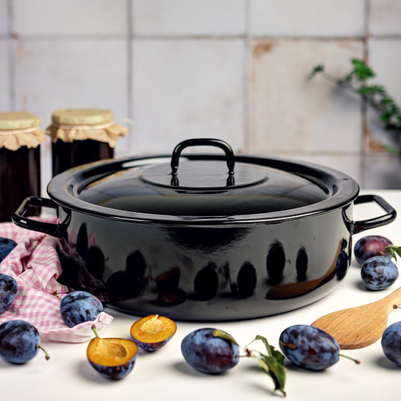 Metalac plitka šerpa MASIV 40cm/16lit