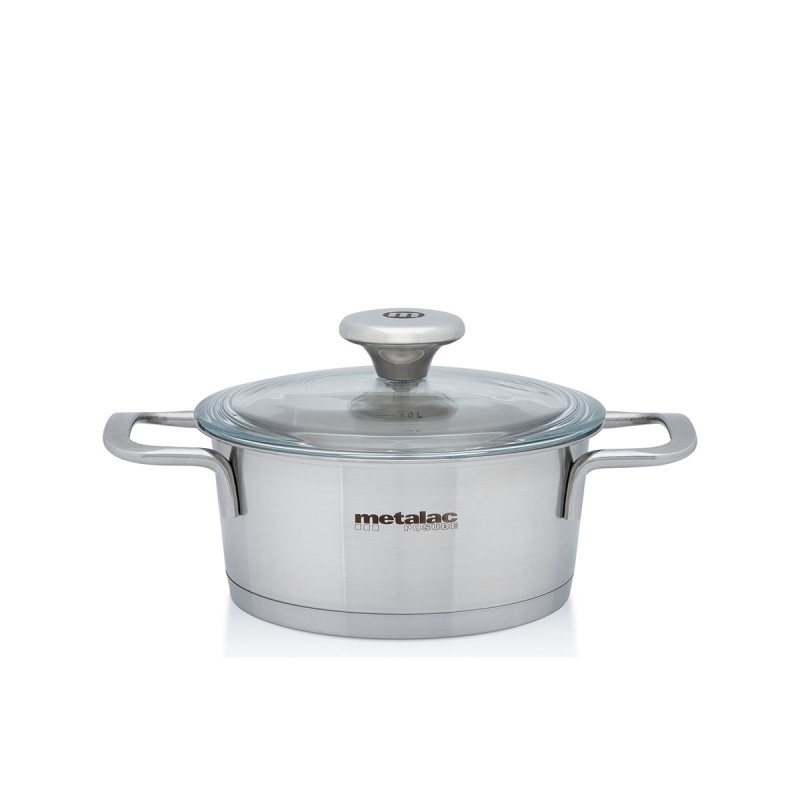 Metalac plitka šerpa SANTINO 16cm/1,3lit