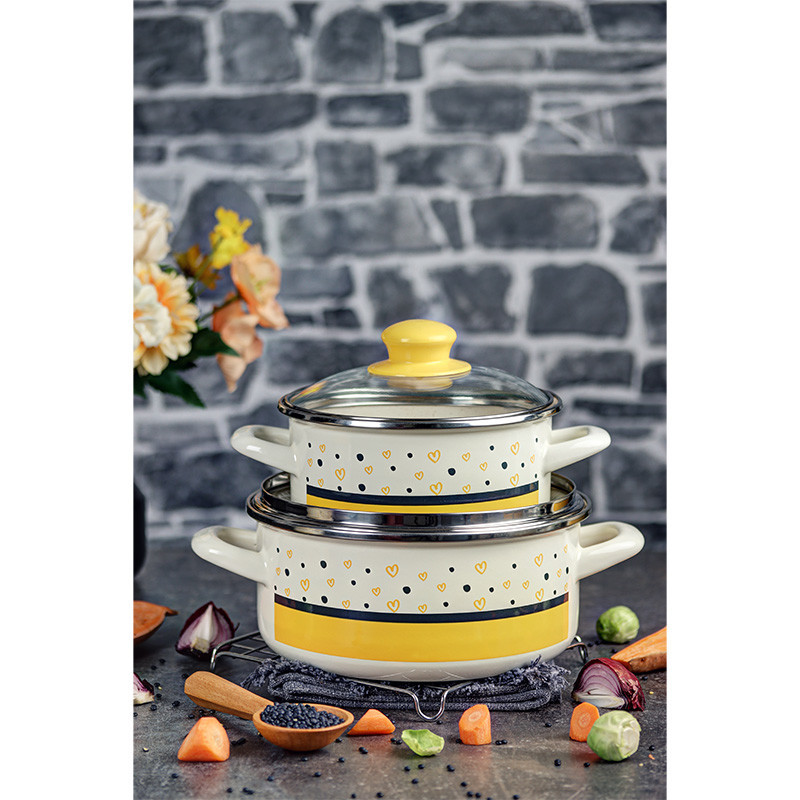 Metalac plitka šerpa TOPLA SRCA 16cm/1,5lit