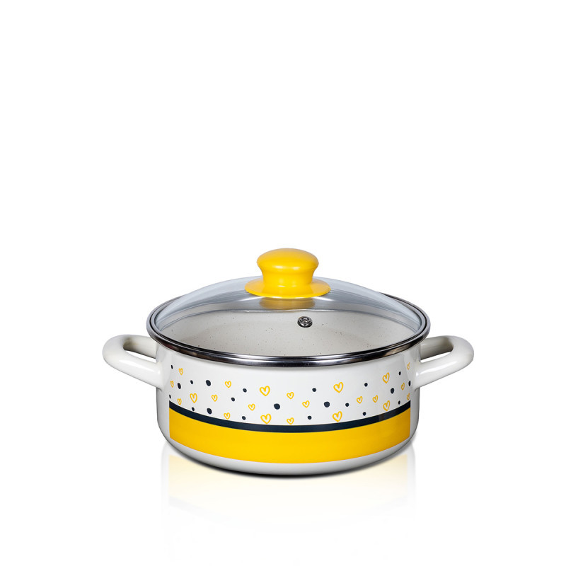 Metalac plitka šerpa TOPLA SRCA 20cm/2,75lit