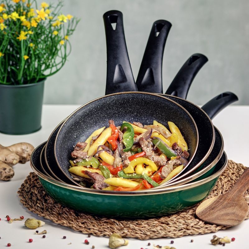 Metalac tiganj GRANIT INDUCTION ZELENI BOR 24 cm