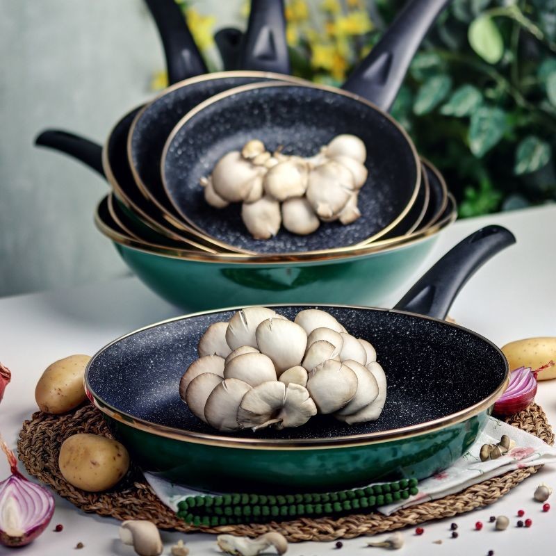 Metalac tiganj GRANIT INDUCTION ZELENI BOR 28 cm