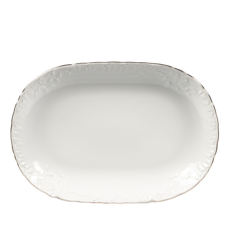 Rococo oval 33cm poljski porcelan
