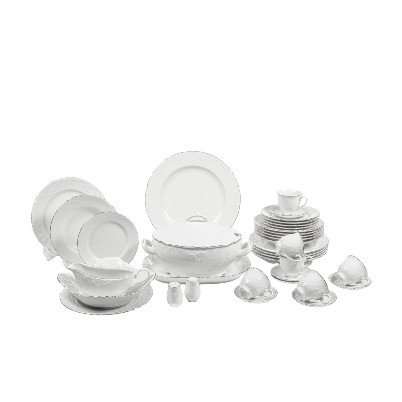 Rococo servis za ručavanje 37/6 poljski porcelan