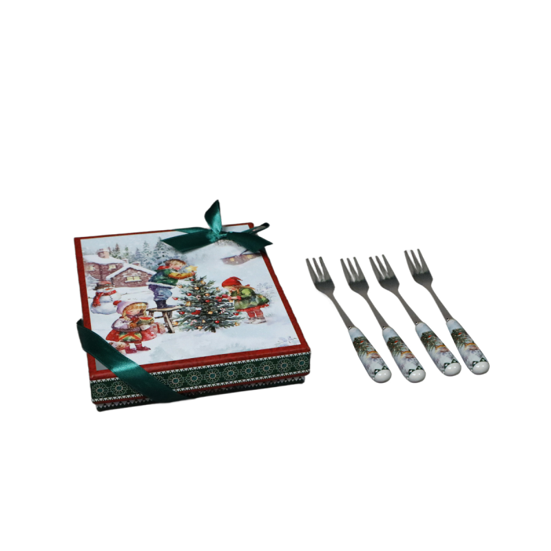 Sigma set novogodišnjih viljuščica 4/1