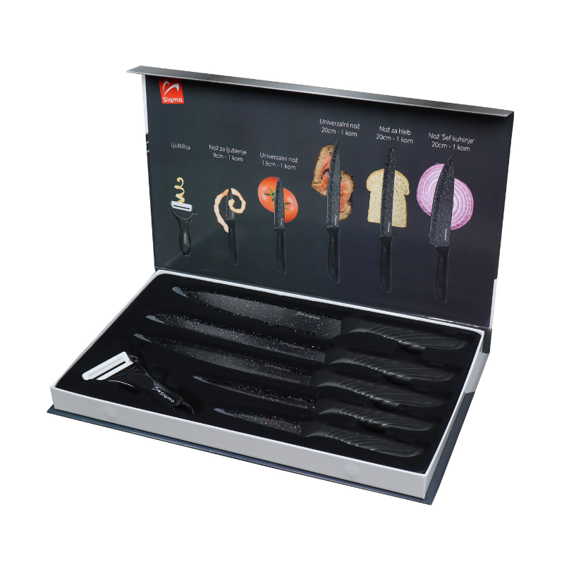 Sigma set noževa 5/1 sa ljuštilicom KK-092A
