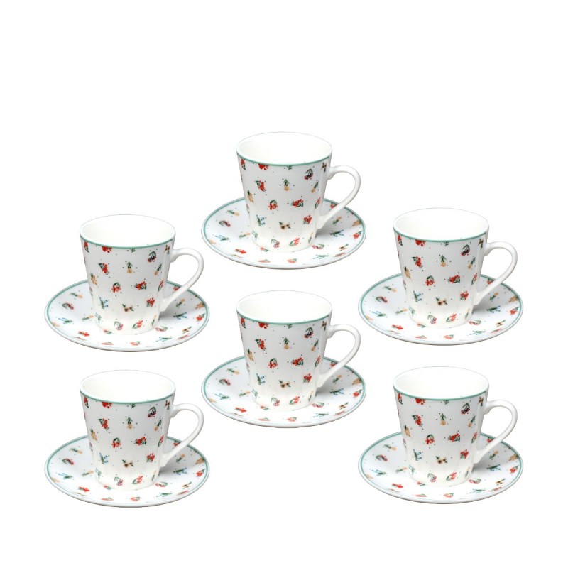 Sigma set šoljica 6/1 CVIJETNA RADOST JH-CS-V6-MET