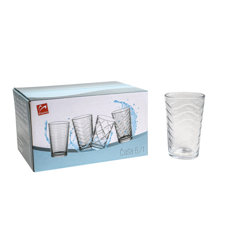 Sigma set staklenih ?aša 6/1 GRB220-B