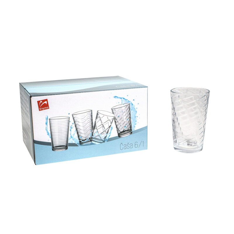 Sigma set staklenih ?aša 6/1 GRB220-D