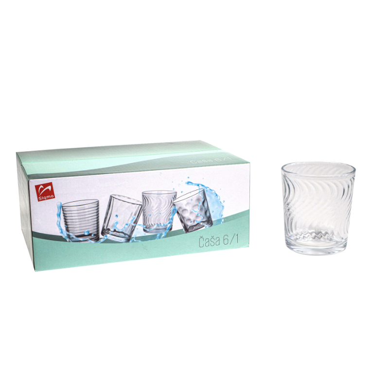 Sigma set staklenih ?aša 6/1 GRB256-D