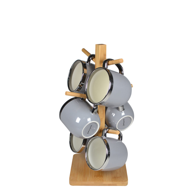 Sigma šolje na stalku 6/1 RXG-N10473S- GREY